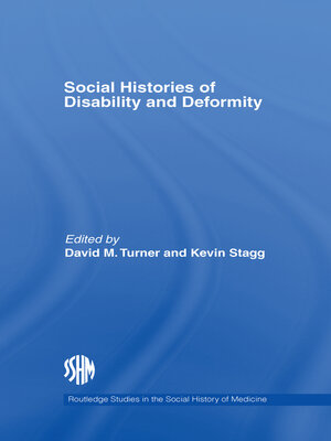 cover image of Social Histories of Disability and Deformity